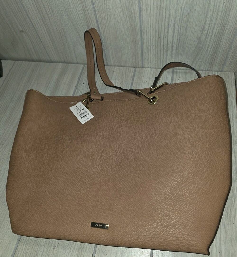 Aldo Thindraa Tan Leather Purse Shoulder Bag Tote Luxury NWT Preppy Boho